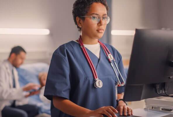 Provider using a customizable EHR template