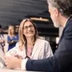 healthcare and business professionals collaborating