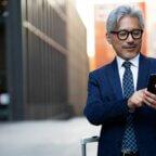 Medical provider reviews online reputation on mobile device