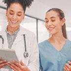 provider and NP discussing the importance of spending time with patients