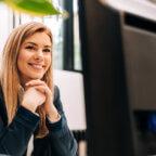 Medical billing company manager reads about marketing your billing company to mental health practices