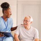 nurse practitioner with patient