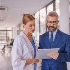 Provider and medical biller reviewing November 2025 RCM news.